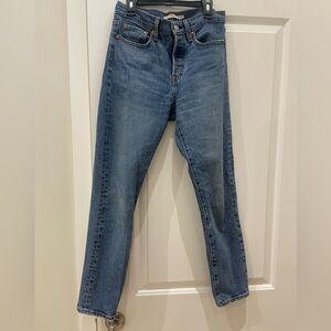 Levi's Women's Straight Leg Blue Jeans